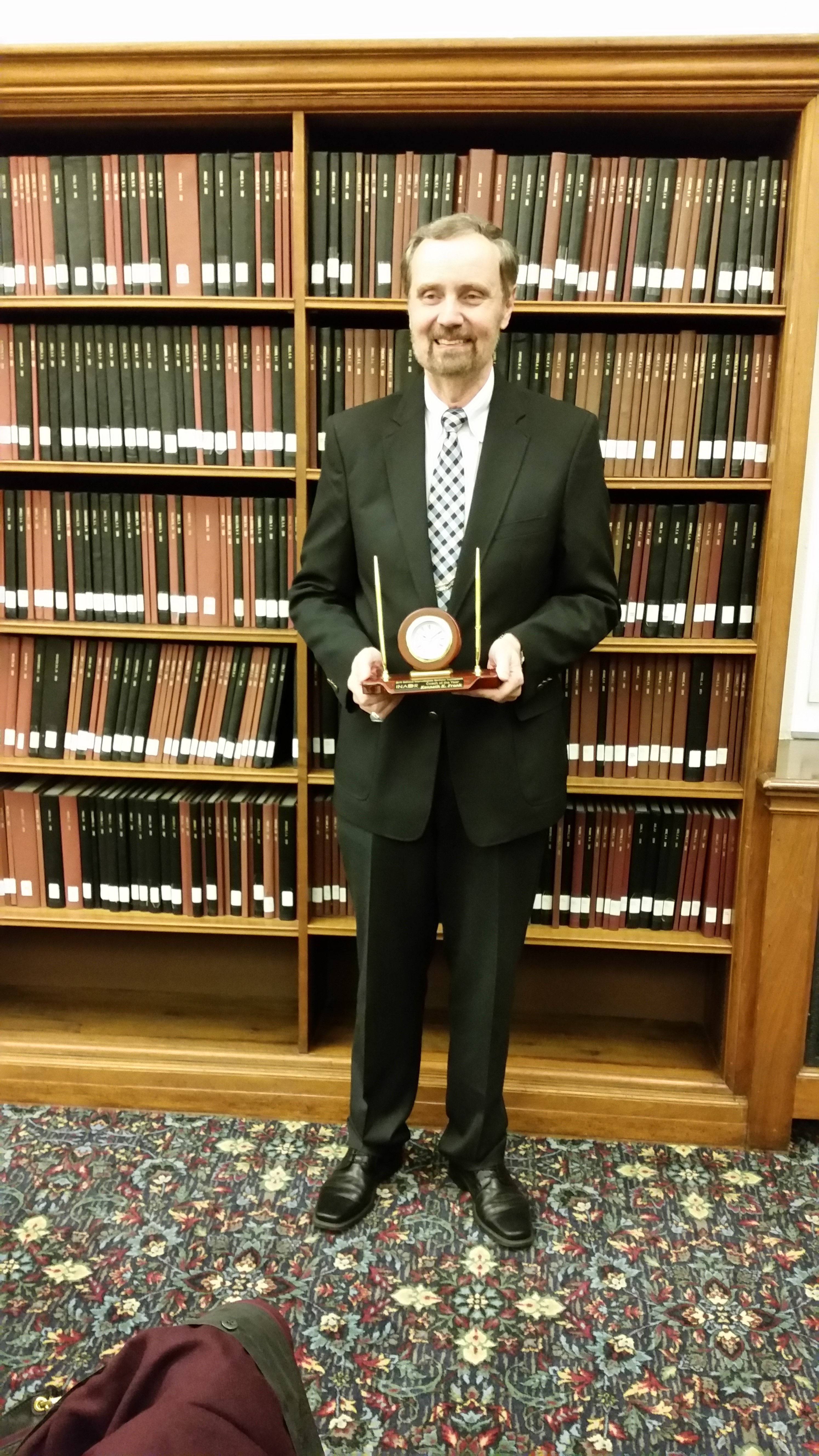 Dr. Frank Awarded 2015 International Academy of Dispute Resolution Coach of the Year