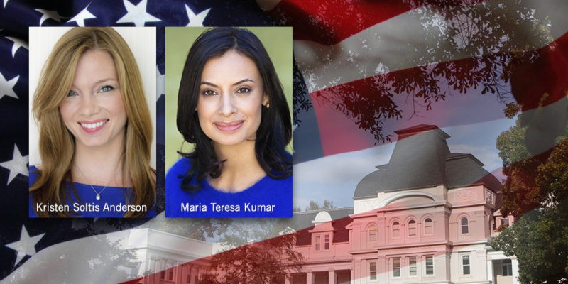 October 25 Program Goes ‘Beyond the Talking Points’ with Kristen Soltis Anderson and Maria Teresa Kumar